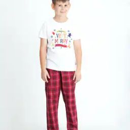 Typographic Print Lounge T-Shirt & Pants-image-64