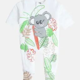 Infants Graphic Print Round-Neck Sleepsuit-picture-25