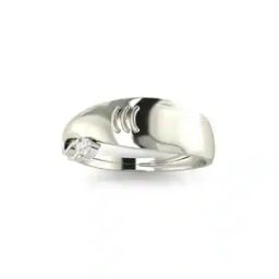 White Gold Diamond-Studded Ring-image-83