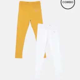 Solid  Ankle Length Leggings-image-89