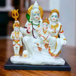Lord Shiva Parvati Kartikeya Statute-image-9