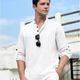 Men Regular Fit Short Kurta-20