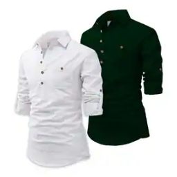 Pack of 2 Short Kurtas-image-36