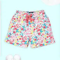 Girls Printed Regular Fit Hot Pants-picture-20