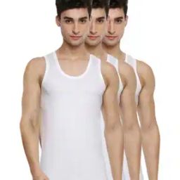 Regular Fit Pack of 3 Vests-image-23