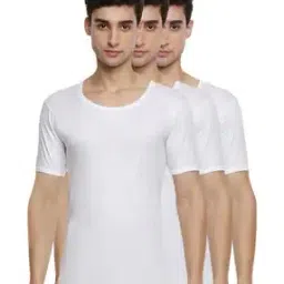 Regular Fit Pack of 3 Vests-image-86