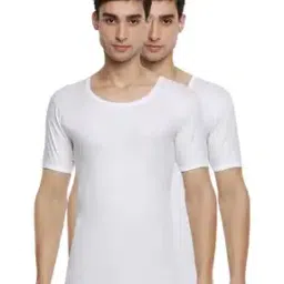 Regular Fit Pack of 2 Vests-image-3