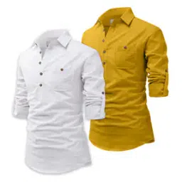 Pack of 2 Shirt Kurtas-21