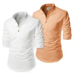 Pack of 2 Shirt Kurtas-image-96