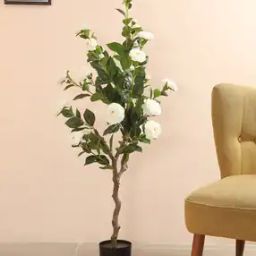 Artificial Mini Camellia Rose Plants-50