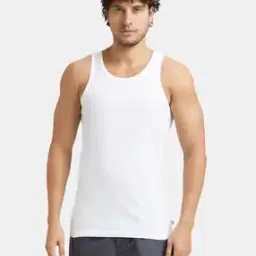 Men Round-Neck Vest with Stitched Detail-picture-31