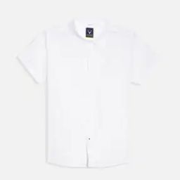 Boys Logo Embroidered Regular Fit Shirt-43