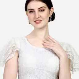 Women Embroidery Back Open Blouse-image-74