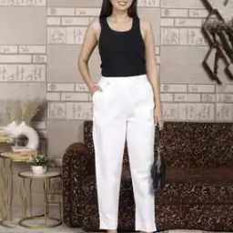 Women Cotton Relaxed Fit  Pants-44