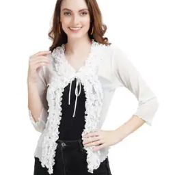 Medium-length Net Shrug-22