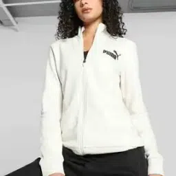 Woman Full Sleeves Logo Track Jacket-picture-14