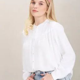 Shirt with Mandarin Collar-image-41