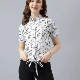 attire empire Women Regular Fit Spread-Collar Shirt-picture-7