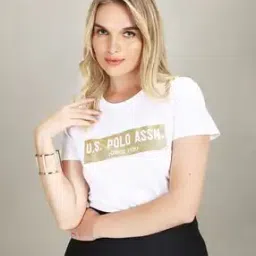 Metallic Brand Print Crew-Neck T-Shirt-image-37