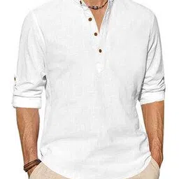 fifth u Men Regular Fit Short Kurta with Full Sleeves-picture-18