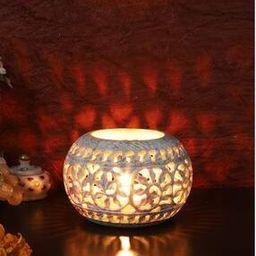 Stone Circular Tealight Holder-image-130