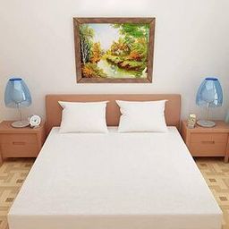 Cotton Terry Mattress Protector Elastic Fitted Pack of 1-image-2