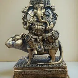 gg god gift enterprises Antique Rat Ganesha Moosakraj For Home -picture-25