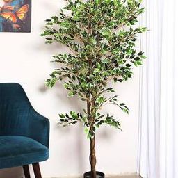 Artificial Ficus Plants with Pot for Interior Decor -27