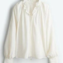 Women Regular Fit Tie-Up Neck Top-image-1