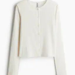 Women Round Neck Cardigan-11