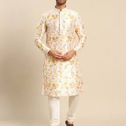 kisah Printed Kurta & Pyjamas Set-picture-4
