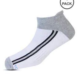Men Pack of 6 Striped Ankle Length Socks-1