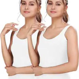 Pack of 2 Women Camisoles with Adjustable Straps-image-39