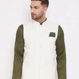Nehru Jacket with Pocket Square-22