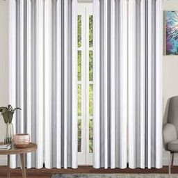 Set of 4 Polyester Sheer Long Door Net Curtains-21