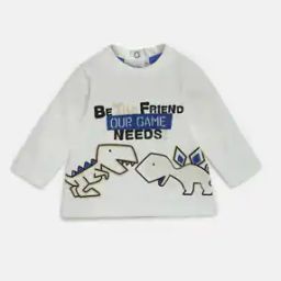 chicco Boys Typographic Print Regular Fit Knitted T-Shirt-picture-45