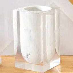 Aubree Carrara Polyresin Tumbler-53
