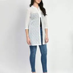 Women Lace Zip-Front Shrug with Bracelet Sleeves-51