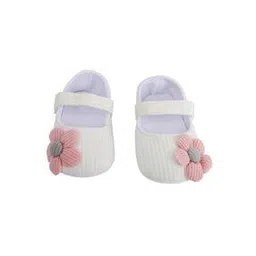 Striped Booties with Floral Applique-image-56