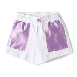 Girls Colourblock Regular Fit Cotton Shorts-picture-0