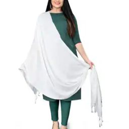 Women Embellished Dupatta with Tassels-49