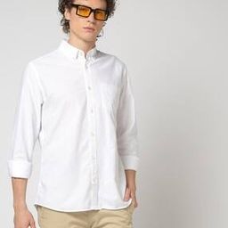 Long Sleeves Oxford Button-Down Shirt-image-85