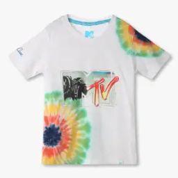 Boys MTV Print Slim Fit Crew-Neck T-Shirt-image-33