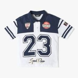 Boys Printed Relaxed Fit Polo T-Shirt-image-19