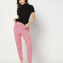 Women Powerpuff Girls Print Regular Fit Pyjamas-picture-48
