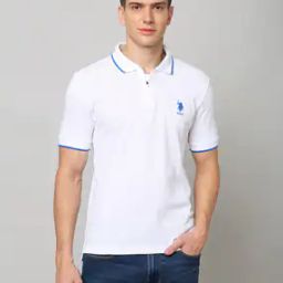 Logo Embroidered Slim Fit Polo T-Shirt-image-39