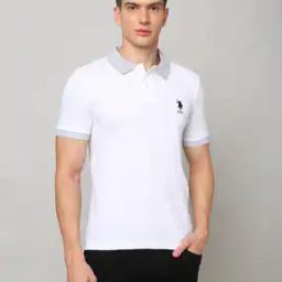 Slim Fit Cotton Polo T-Shirt-image-7