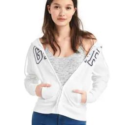 Logo Applique Zip-Front Hoodie-image-20