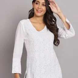 paramount chikan Women Embroidery Kurti-picture-43