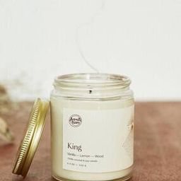 Lemongrass Scented Glass Jar Candle-image-21